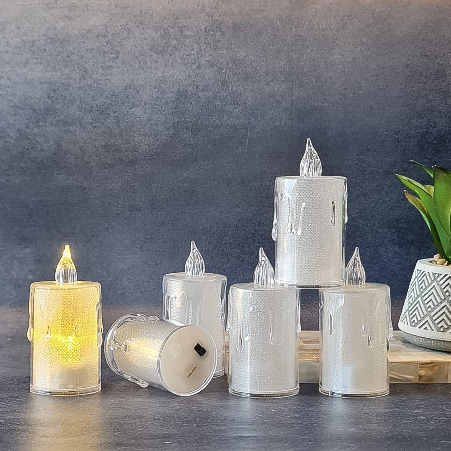 Simple Candles for Home Decoration, Crystal Candle Lights, Diwali Simple Candles for Home Decoration, Crystal Candle Lights, Diwali